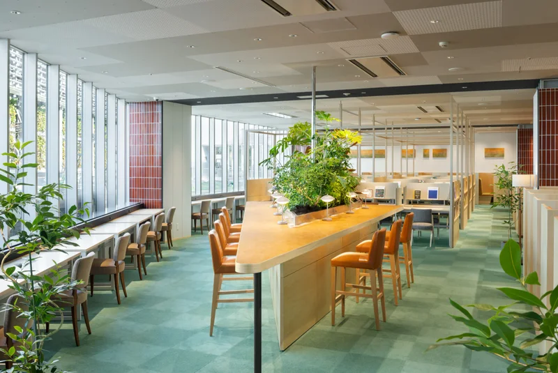 TSUTAYA Conditioning キラリナ吉祥寺店の窓際ワークスペース