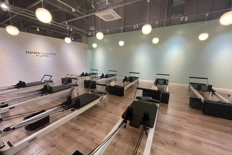 TSUTAYA Conditioning PILATES 柿生店のピラティススタジオ全景
