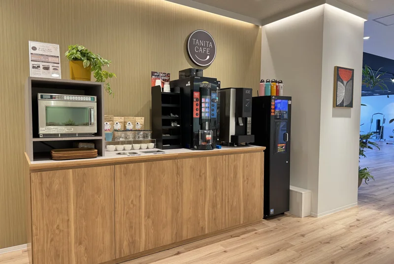TSUTAYA Conditioning PILATES U_PLACE川越店のタニタカフェコーナー