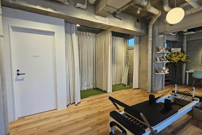 TSUTAYA Conditioning PILATES 祐天寺店の更衣室